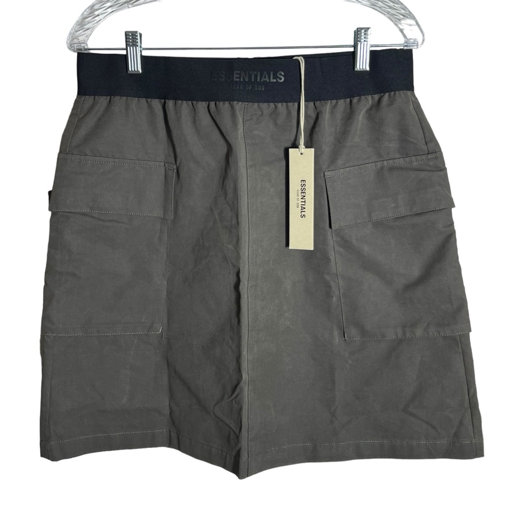 Fear of God Essentials Iron Cargo Mini Skirt • NWT • Size L